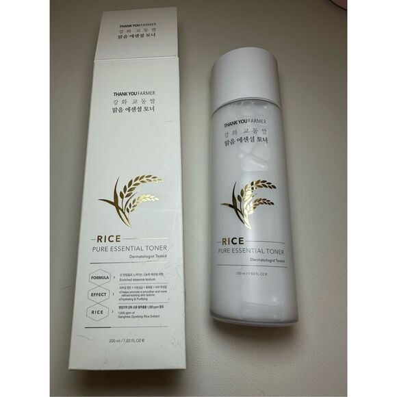 THANKYOU FARMER Rice Pure Essential Facial Toner 7.03 oz - Picture 1 of 7